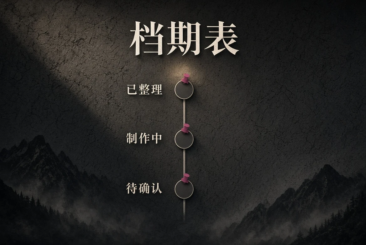 期栏内容整理状态