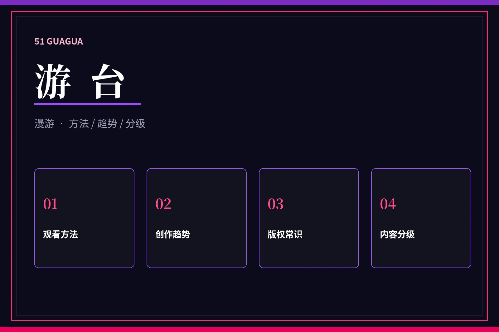 游台观看与版权常识